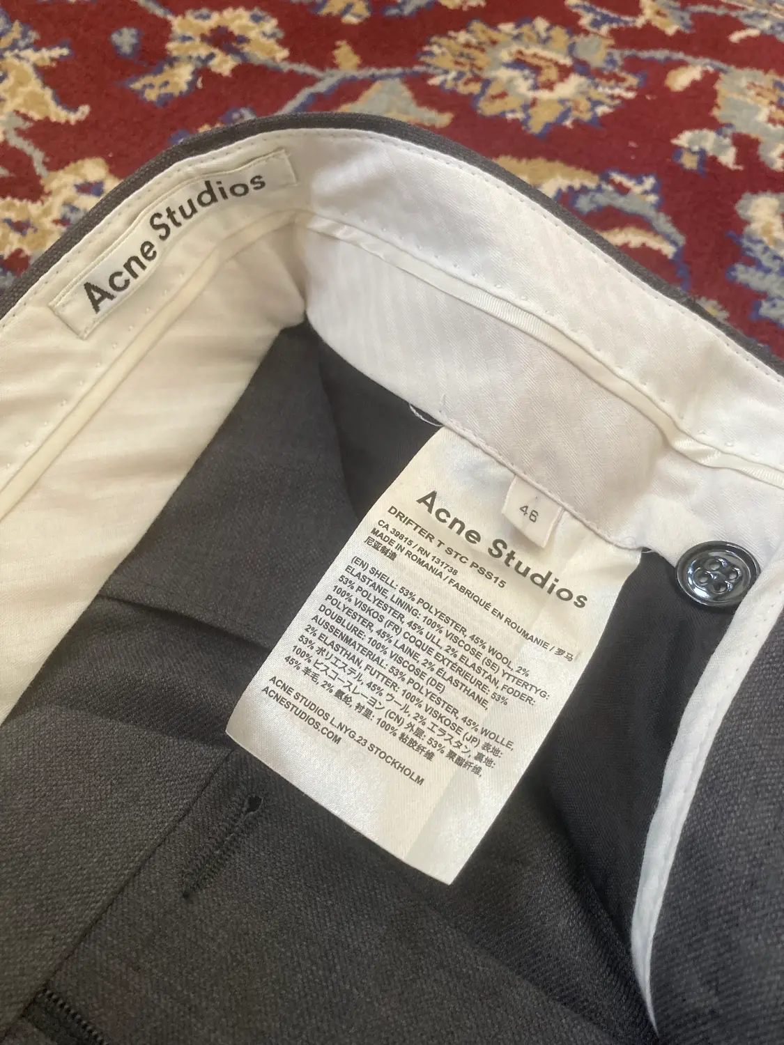 Bukser i Sort til Bukser & shorts | Acne Studios